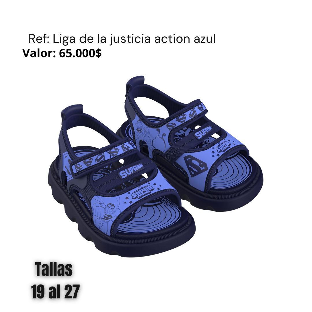 Sandalia liga de la justicia ACTION