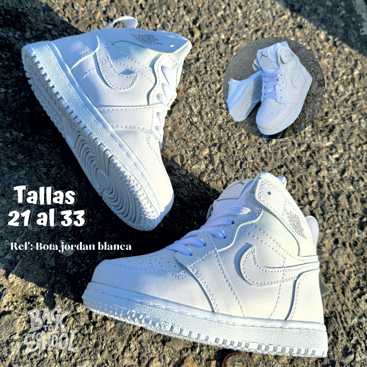 Jordan retro 1 blanco hotsell