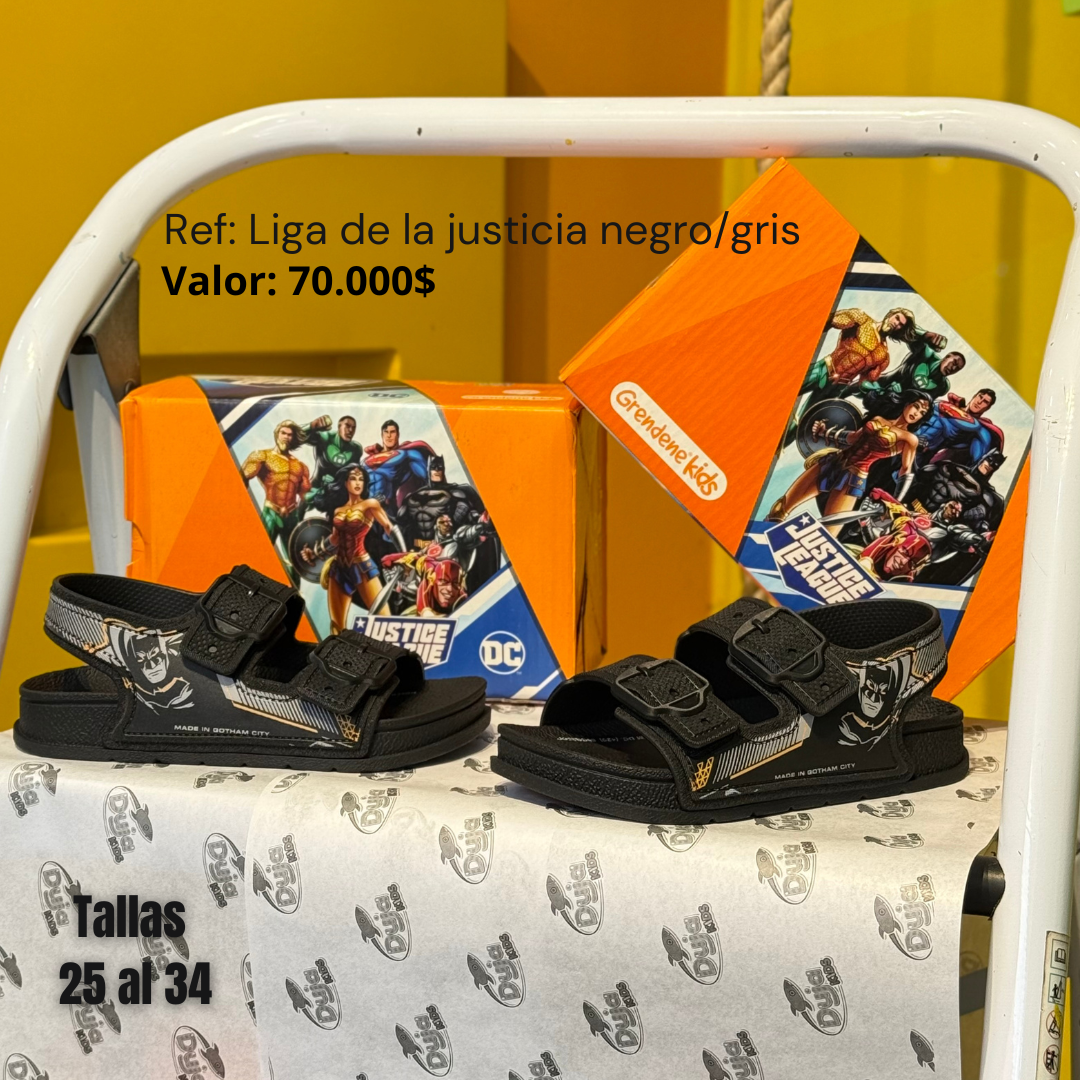 Sandalia liga de la justicia