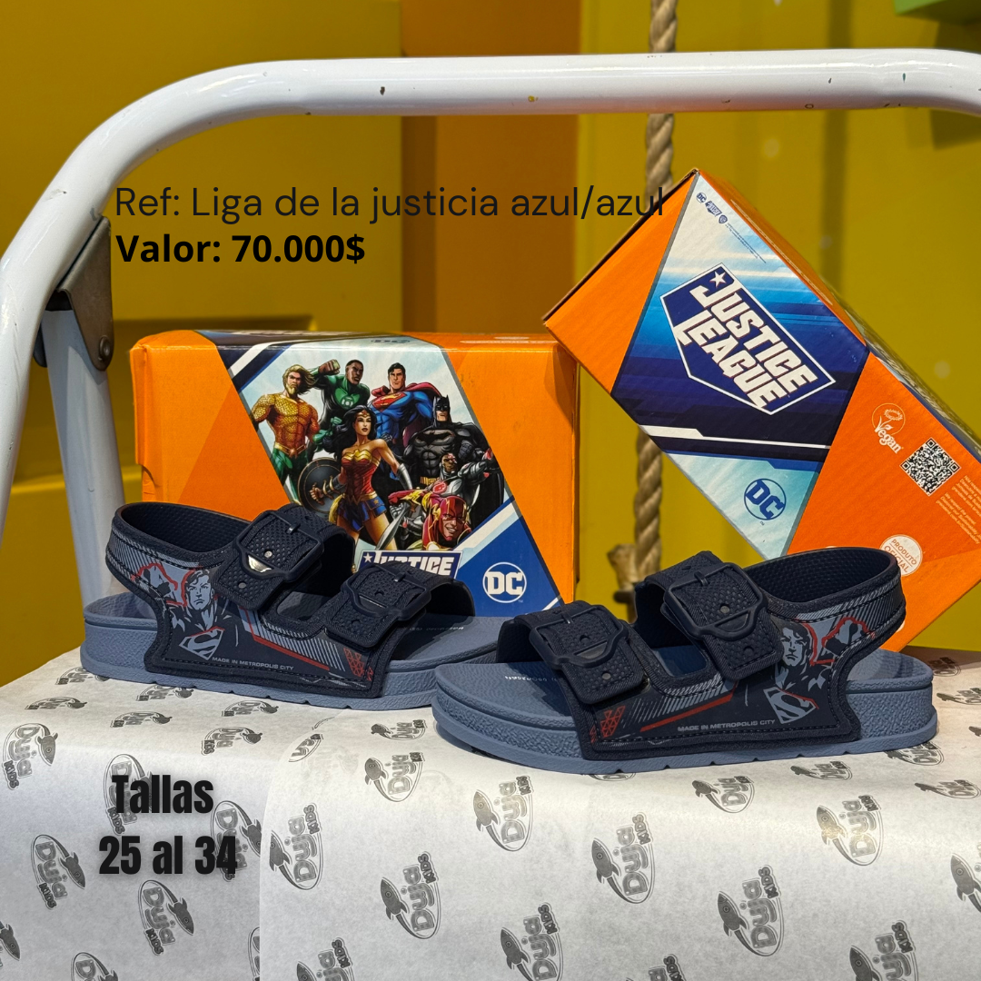 Sandalia liga de la justicia