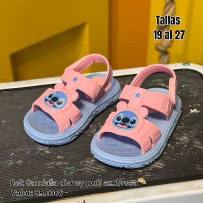 Sandalia disney puff stitch