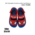 Sandalia hombre araña