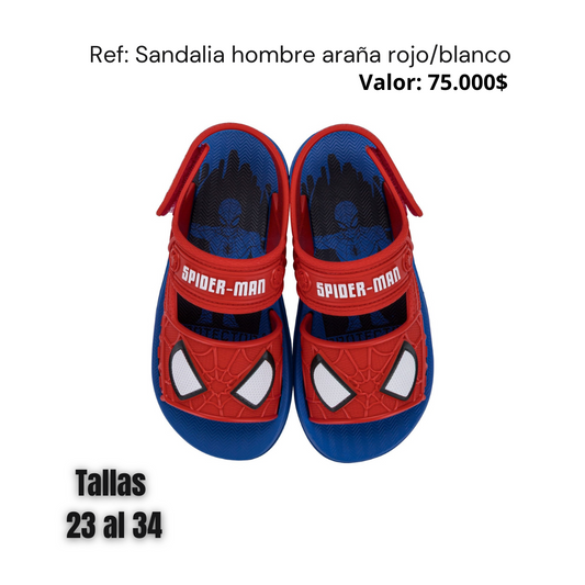 Sandalia hombre araña