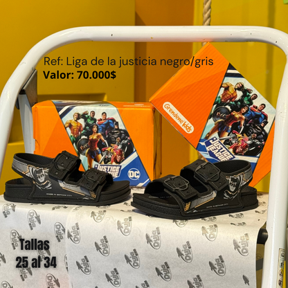 Sandalia liga de la justicia