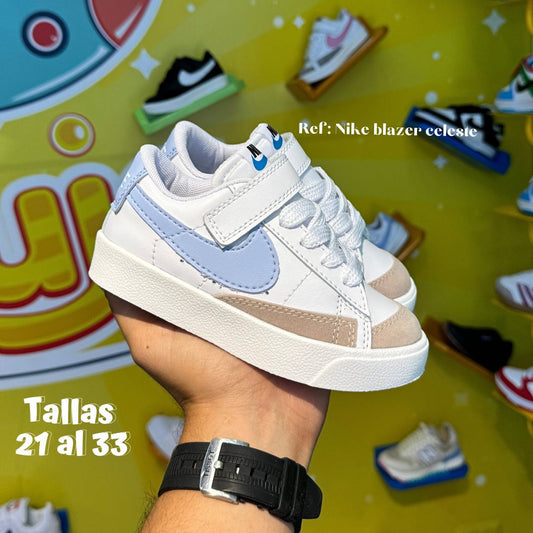 Nike blazer celeste